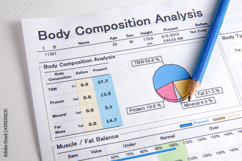Analysis of body composition.