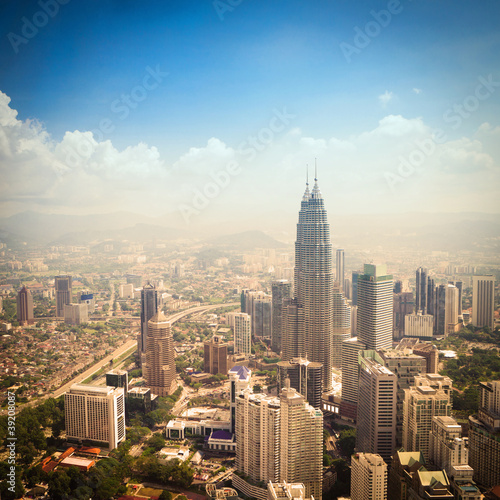 modern city in Kuala Lumpur © zhu difeng