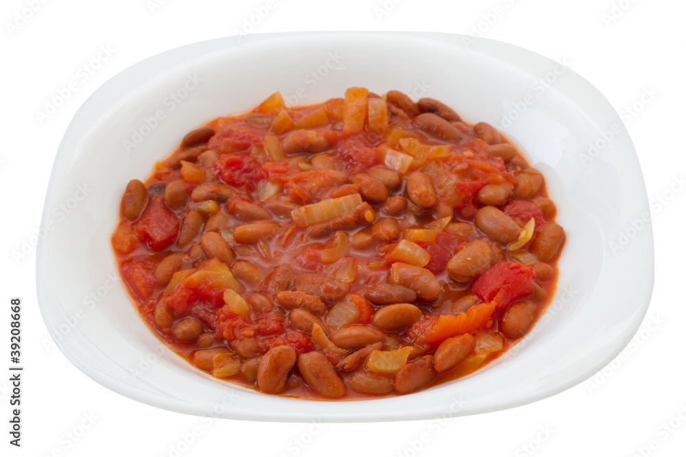 boiled beans with tomato boiled beans with tomato