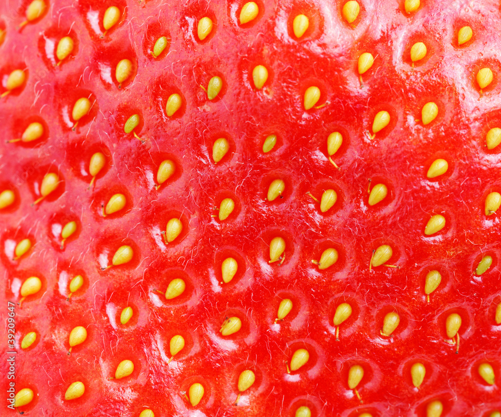 macro of strawberry texture macro of strawberry texture