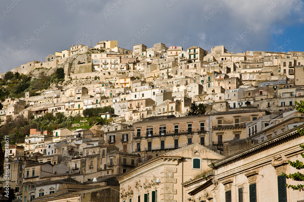 Modica cityscape, Sicily