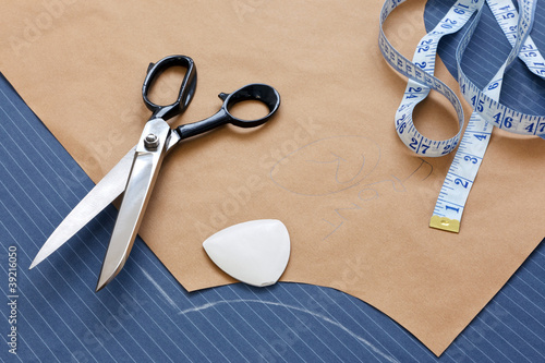 Suit template still life