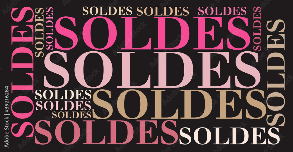 Fototapeta premium Soldes