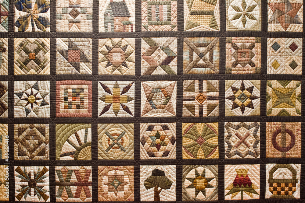 Colcha hecha con patchwork Colcha hecha con patchwork