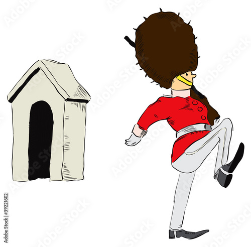 Εκτύπωση καμβά English Guard