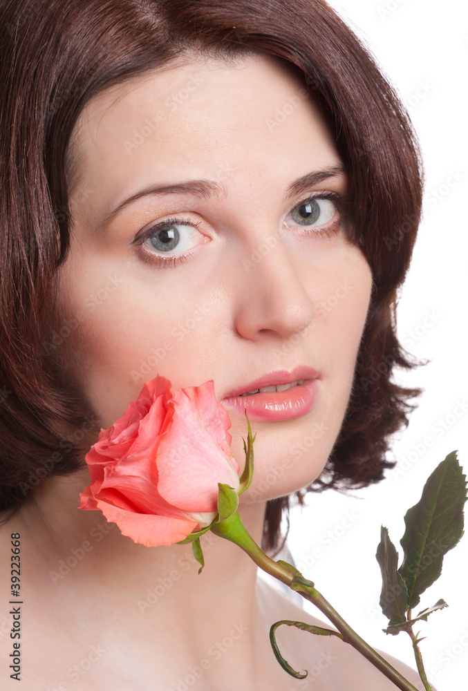 The elegant caucasian young girl. The elegant caucasian young girl.