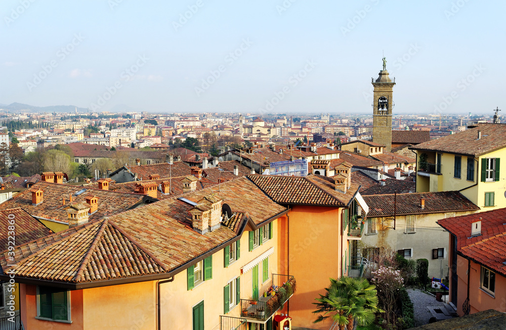 View to the Bergamo.