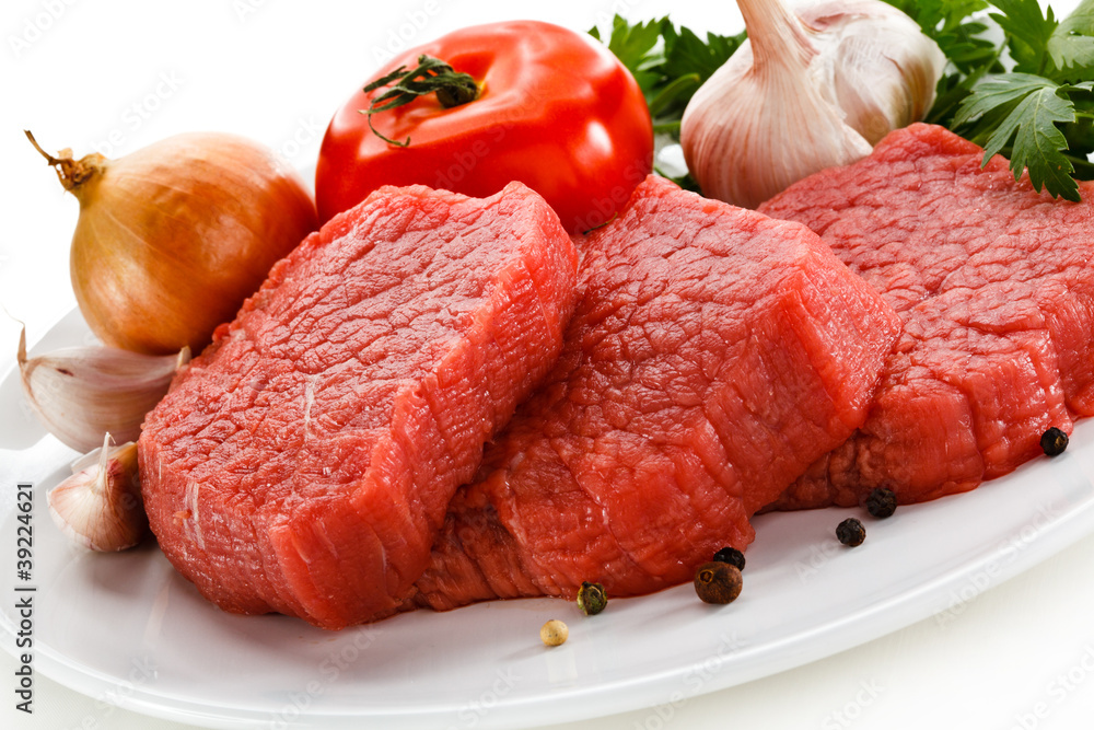 Raw beef Raw beef