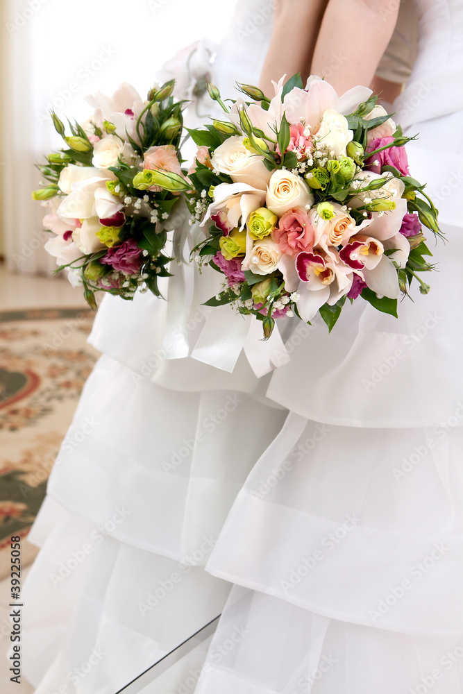 Bunch of flowers for the bride Bunch of flowers for the bride