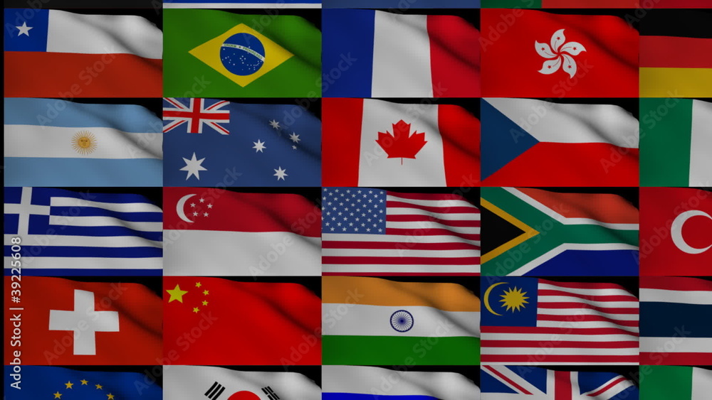 Zooming in on rippling Greece flag animation Zooming in on rippling Greece flag animation
