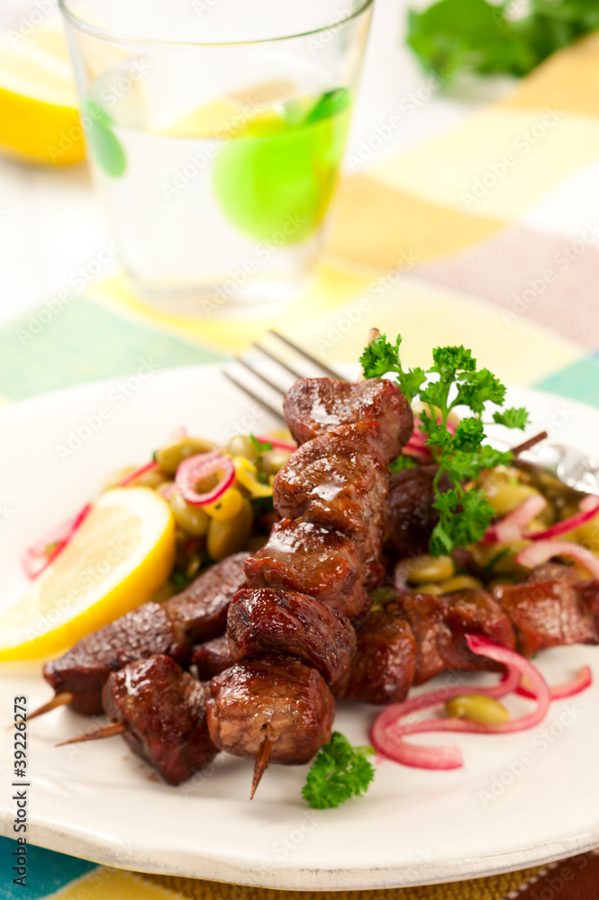 Lamb kebabs