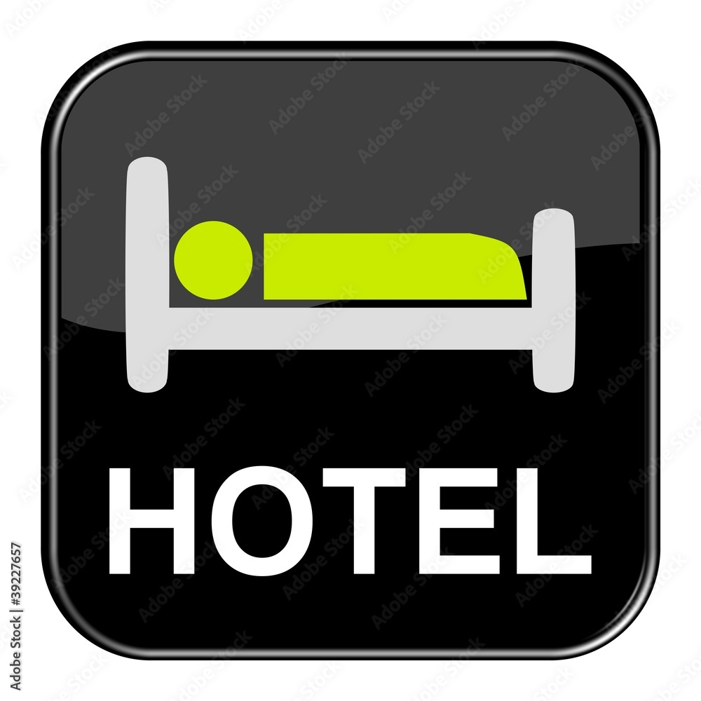 Glossy Button - Bett Hotel Glossy Button - Bett Hotel