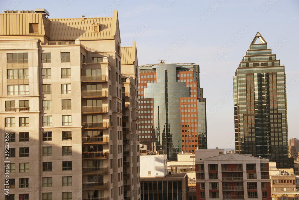 Skyscrapers of Montreal, Canada Skyscrapers of Montreal, Canada