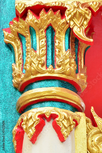 stucco in the temple