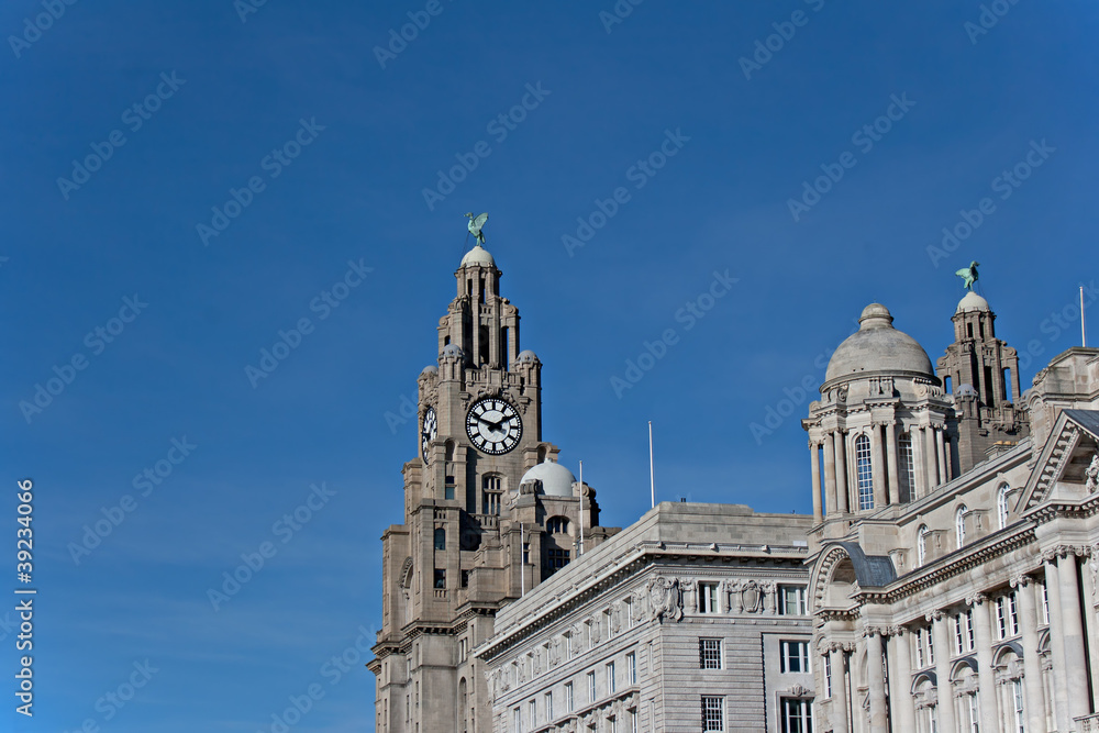 View of Liverpool waterfront