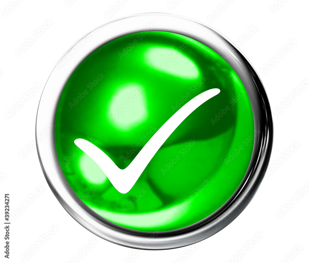 Tick Icon Button Tick Icon Button