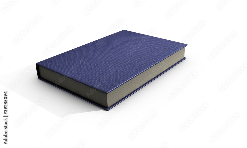 livro em 3d sob fundo branco livro em 3d sob fundo branco