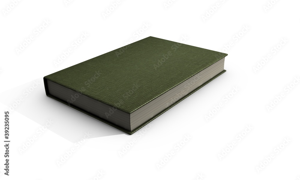 3d render brown book on white background 3d render brown book on white background