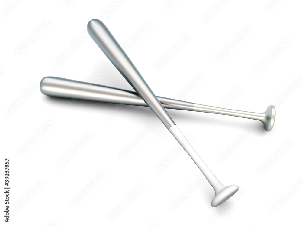 Zwei aluminium Baseball Schläger Zwei aluminium Baseball Schläger