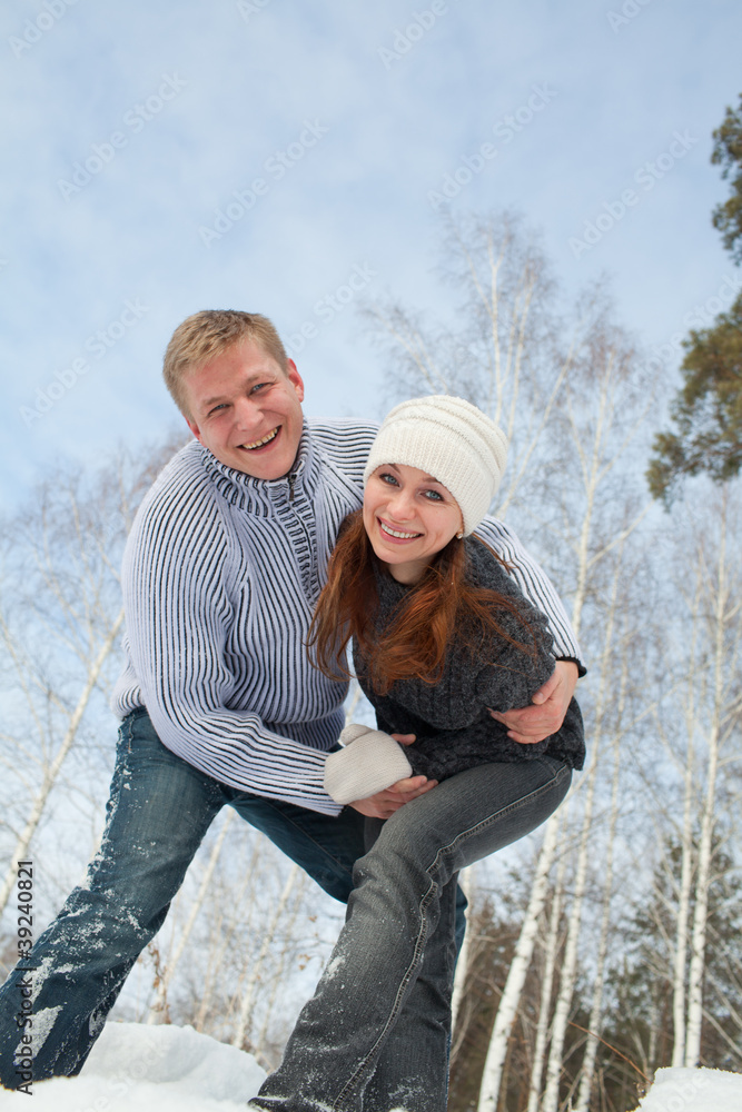 Obraz premium loving couple