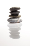 Stack of smooth stones