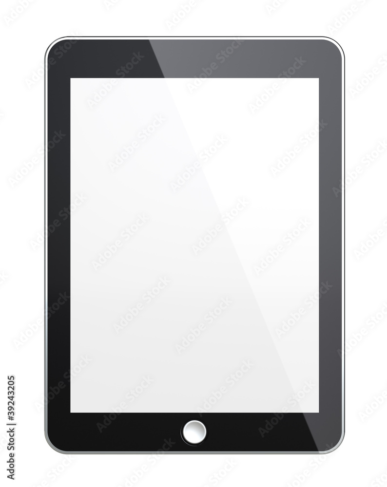 Tablet pad with blank Screen for Copy Space. Isolated Tablet pad with blank Screen for Copy Space. Isolated