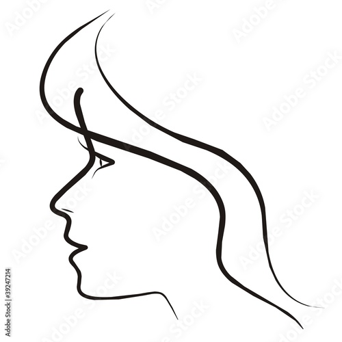 silhouette of a woman