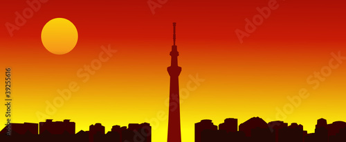 Tokyo Sky Tree . vector file