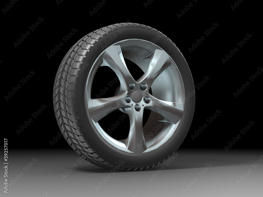 Obraz premium Car wheel