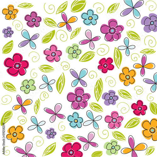 floral background, easter