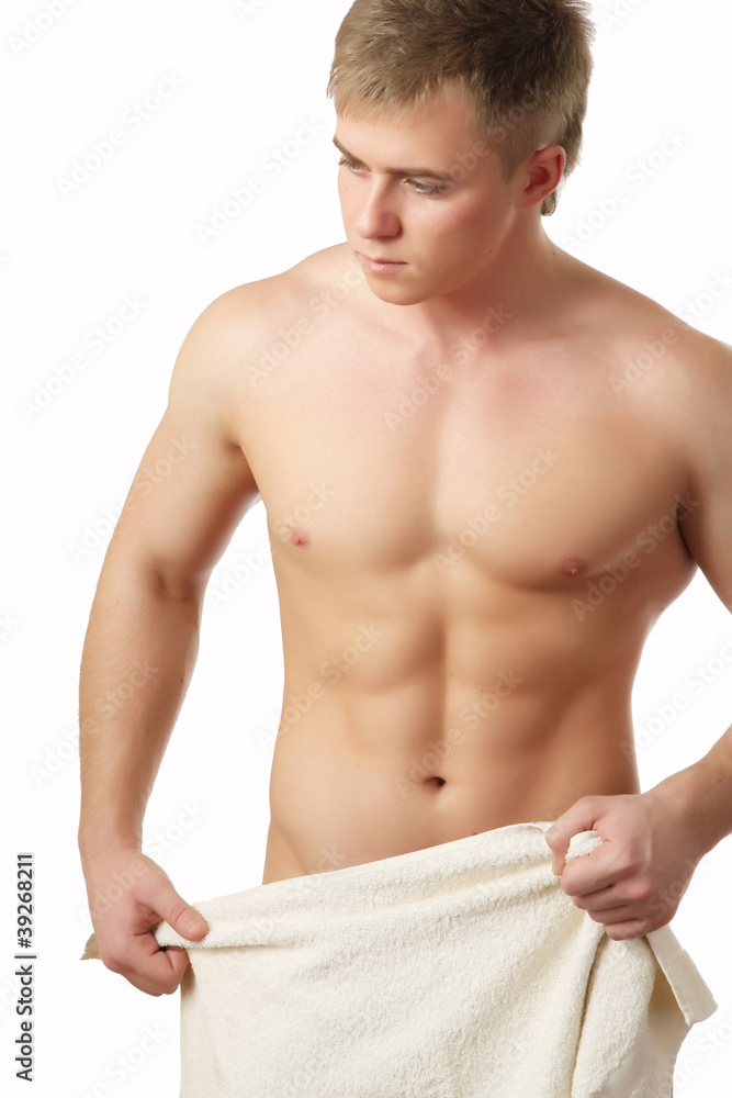 Fototapeta premium Sexy muscular man .