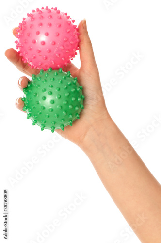 two massage balls