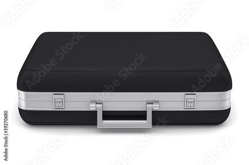 Case on white background. isolated  3D image