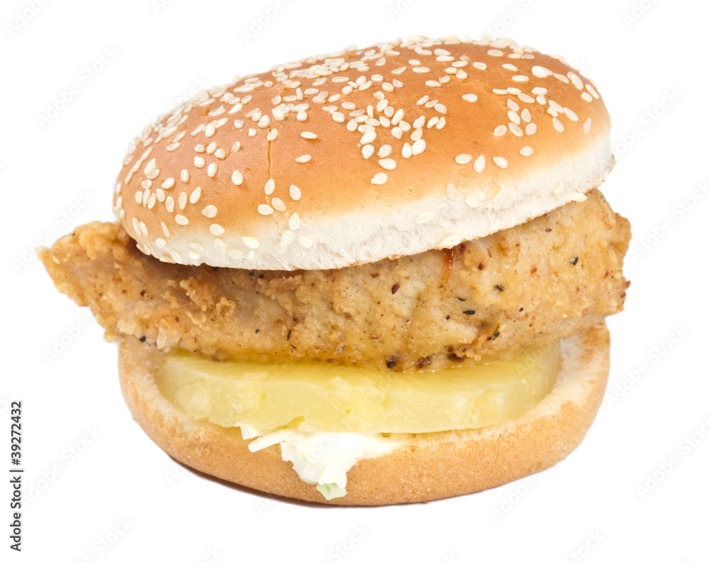 hamburger isolated on white hamburger isolated on white