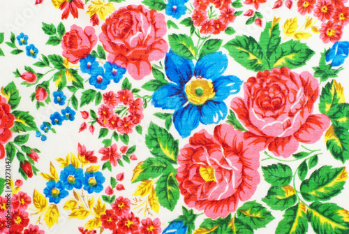 decorative flowers on the white background