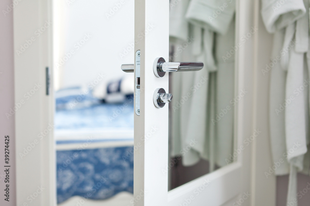 door in the bedroom door in the bedroom