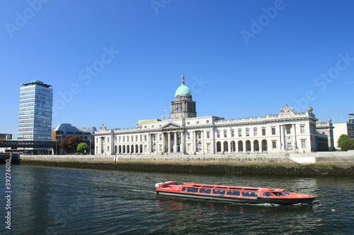 Custom House in Dublin, Ireland.