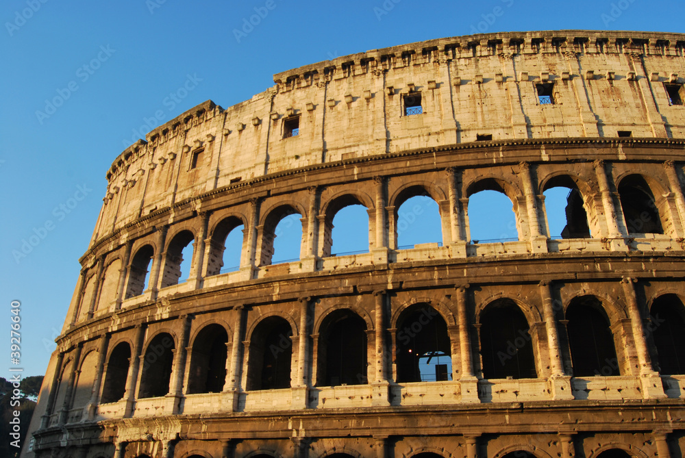 Postcards of Rome - Colosseum - Italy 009