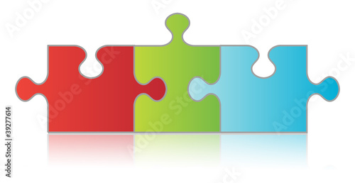 Three Piece Puzzle Chain