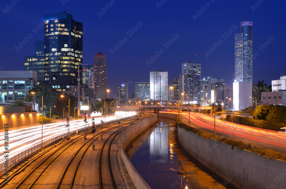 Ramat Gan, the Financial district near Tel Aviv, Israel