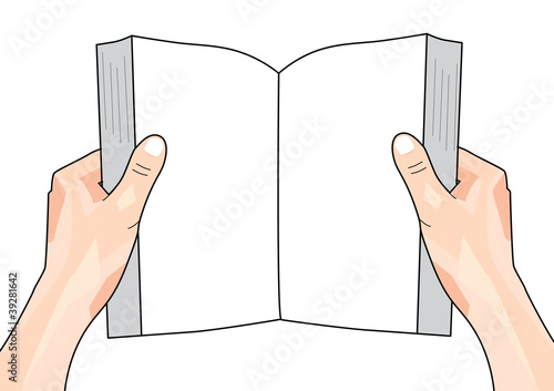 Hands Holding Book