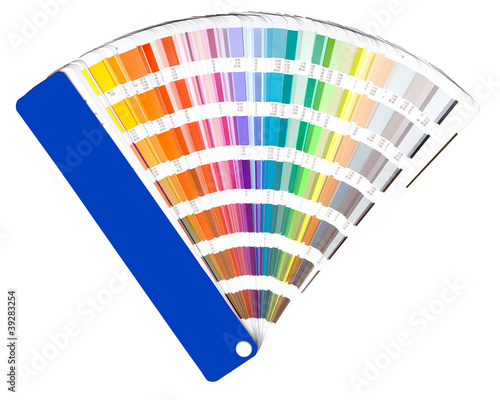 open color guide swatch on white