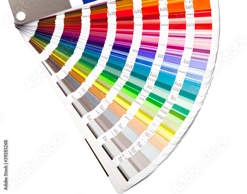 open color guide swatch, closeup