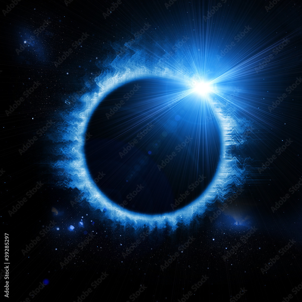 solar eclipse in space