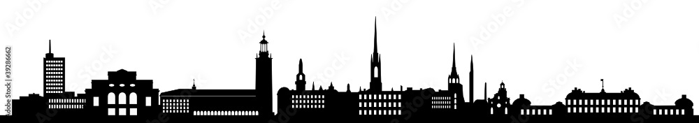Fototapeta premium Stockholm Skyline