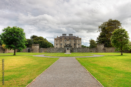 Portumna Castle and gardens in Co.Galway - Ireland.