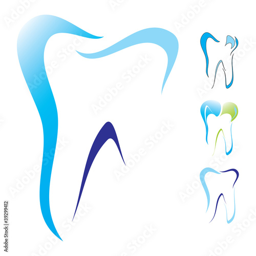 Tooth dental icon set #39299412