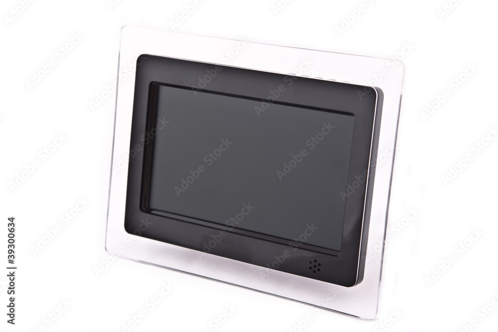 Digital photo frame on an isolated background Digital photo frame on an isolated background