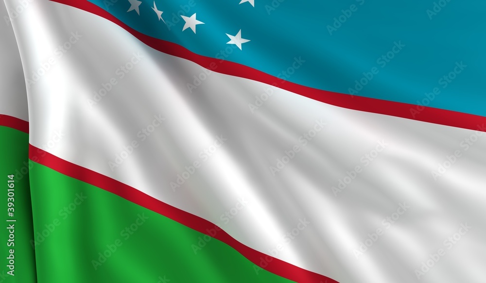 Flag of Uzbekistan,