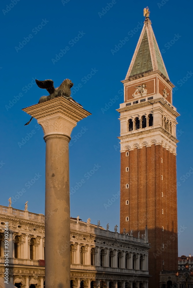 Bell tower of the Basilica of San Marco, Venice